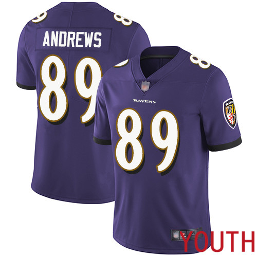 Baltimore Ravens Limited Purple Youth Mark Andrews Home Jersey NFL Football 89 Vapor Untouchable